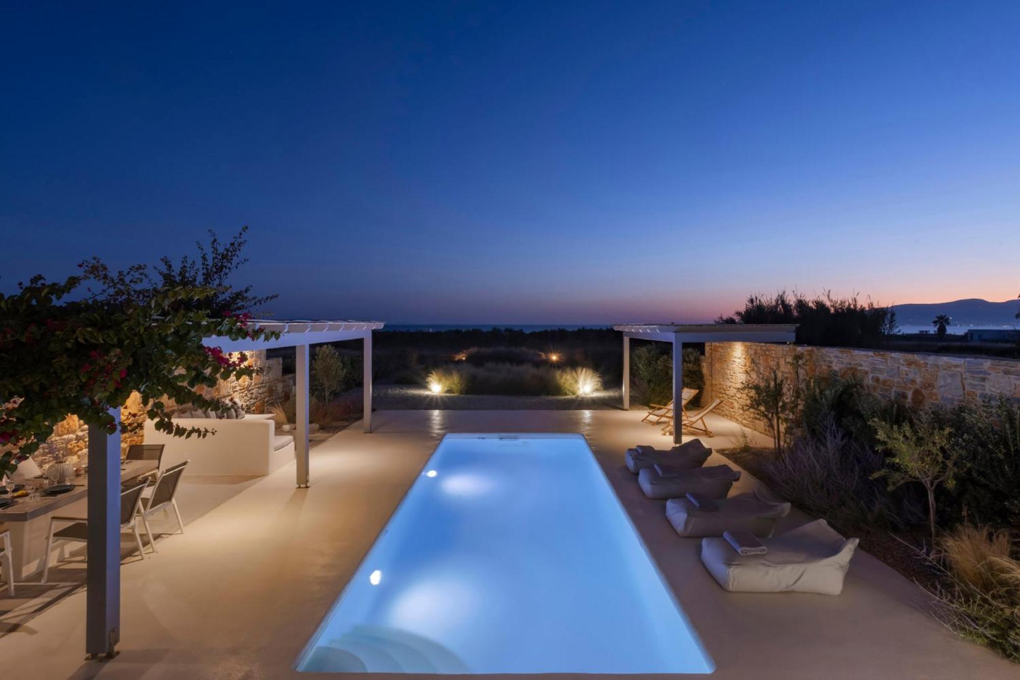 Villa Dione, Private Pool & Seaview By Naxos Dunes Kastraki  Exterior photo