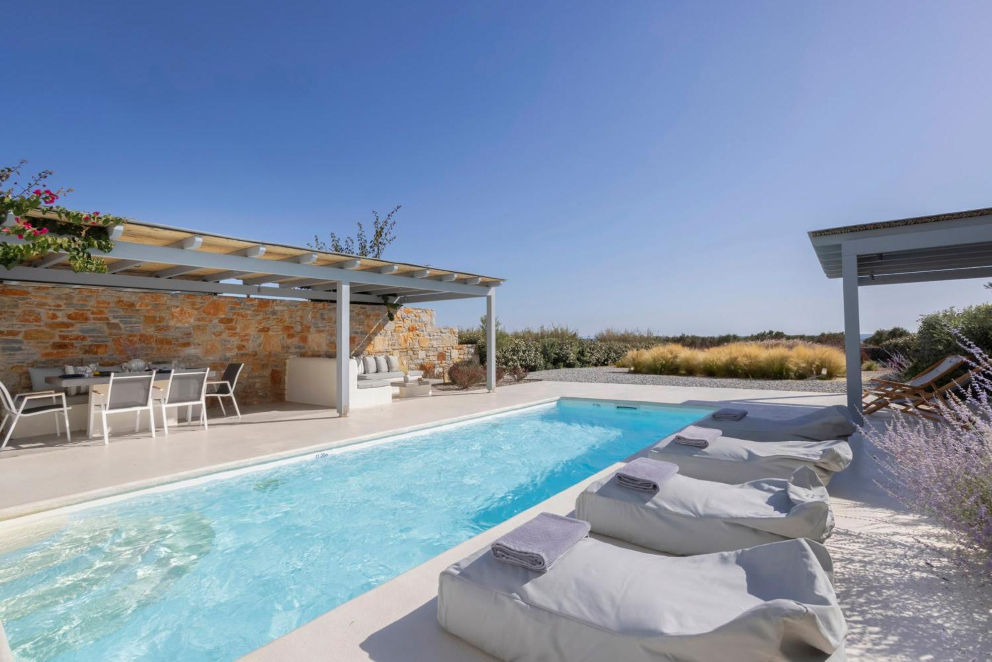Villa Dione, Private Pool & Seaview By Naxos Dunes Kastraki  Exterior photo